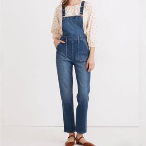 Madewell Stovepipe Jean Overalls